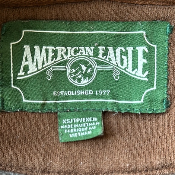 American Eagle Outfitters Brown Hoodie Sweater Womens size Xs - Picture 8 of 8
